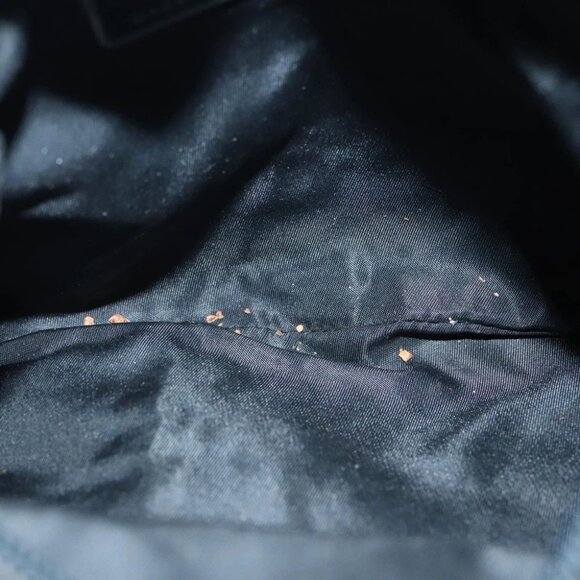 PRADA Shoulder Bag Nylon Black Silver Auth 92858 - Picture 10 of 15